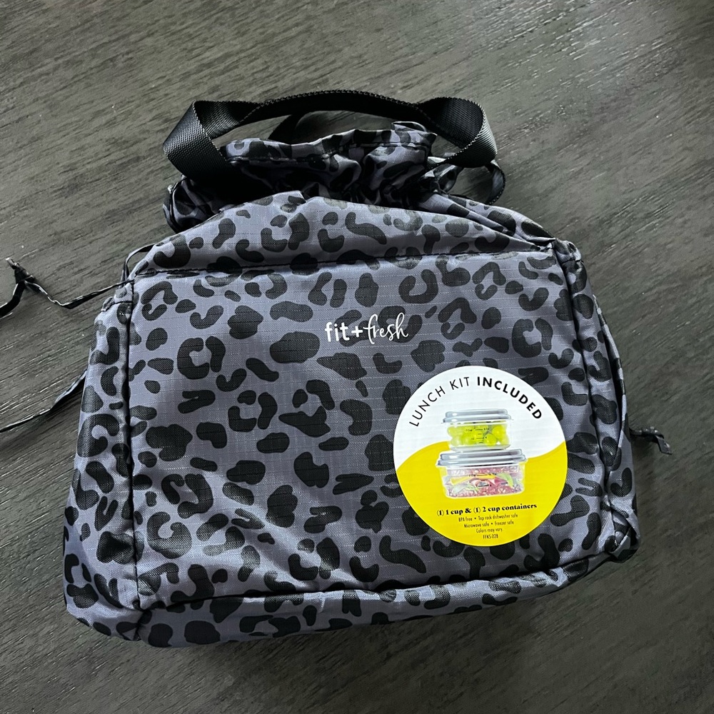 Black Leopard Travel Bag